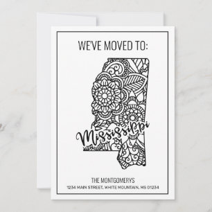 We've Moved To Mississippi State Floral Mandala Announcement