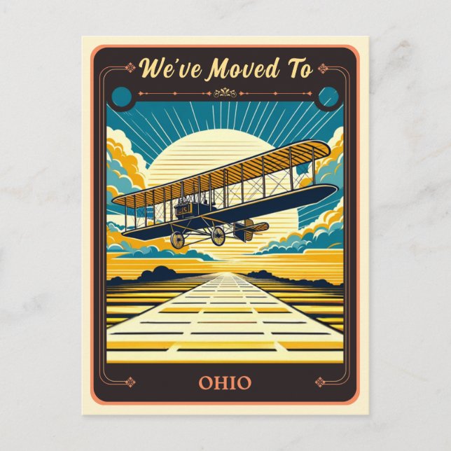 We've Moved To Ohio | Vintage Postcard (Front)