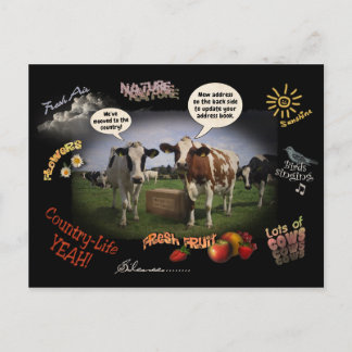 We've moved to the Country (customisable) Announcement Postcard