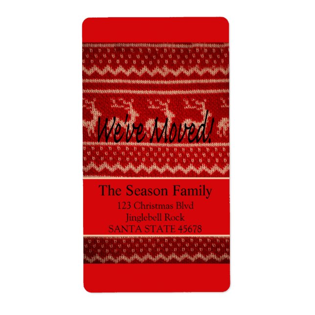 We've Moved!  Ugly Christmas Sweater (Front)