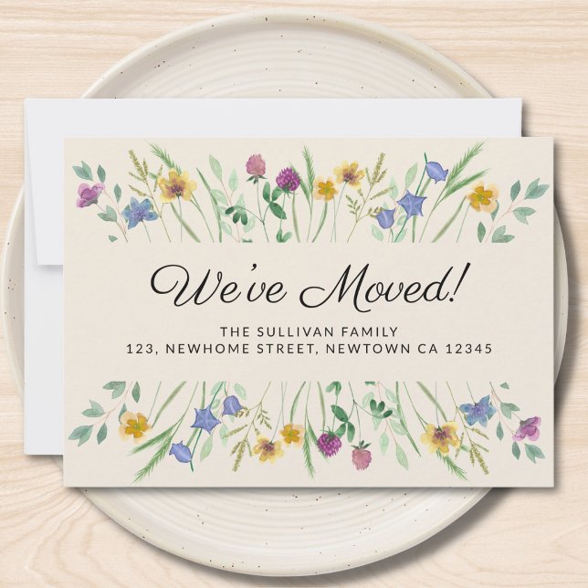 We've Moved Wildflower Moving Announcement (Creator Uploaded)