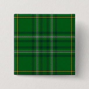 Wexford County Irish Tartan 15 Cm Square Badge
