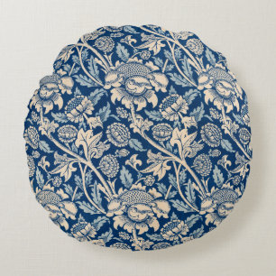 Wey, 1883 by William Morris Round Cushion