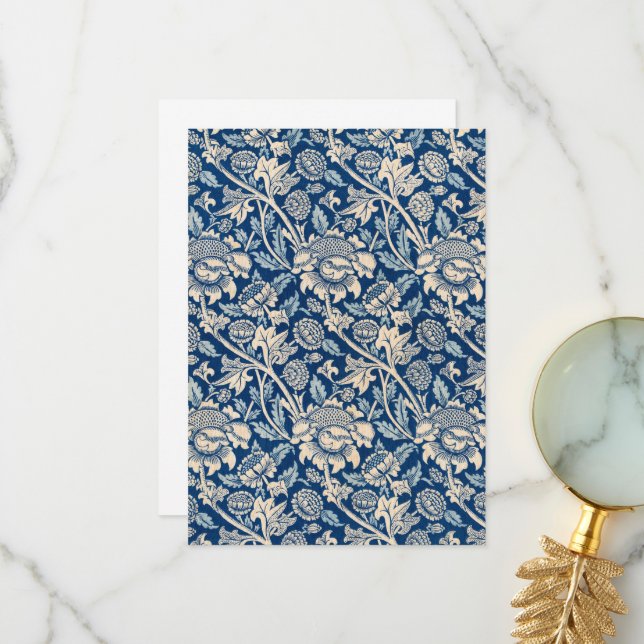 Wey, 1883 by William Morris Thank You Card (Front/Back In Situ)