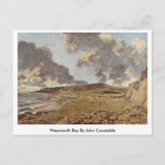 Weymouth Bay By John Constable Postcard
