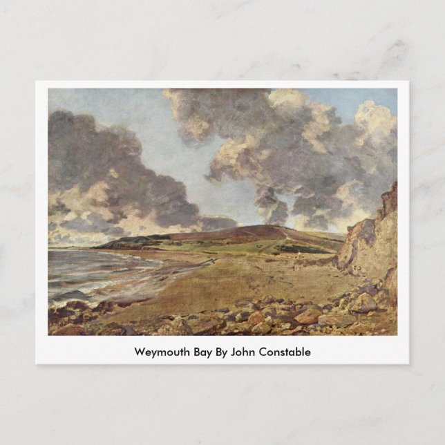 Weymouth Bay By John Constable Postcard (Front)