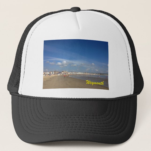 Weymouth Beach Trucker Hat (Front)