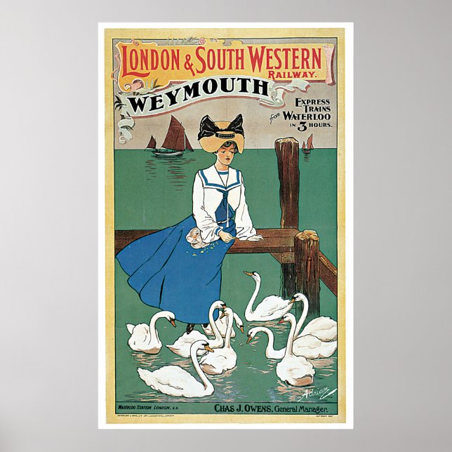 Weymouth by London & Southwestern Poster (Front)