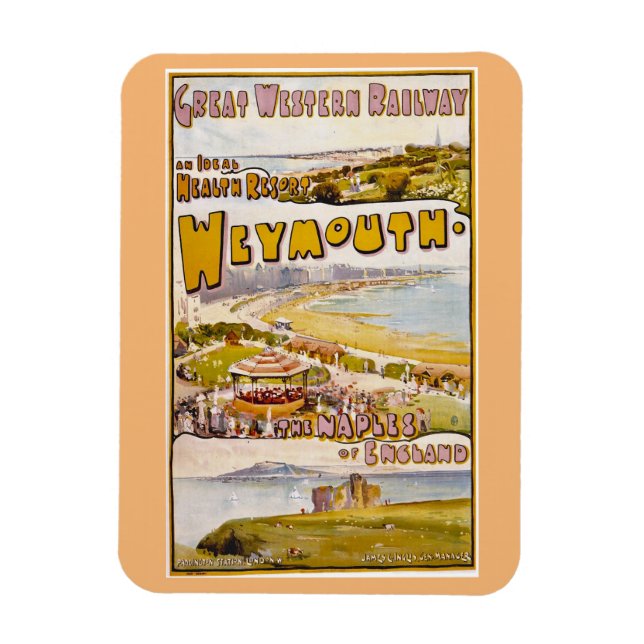 Weymouth, Dorset, England, Train Excursion  Magnet (Vertical)
