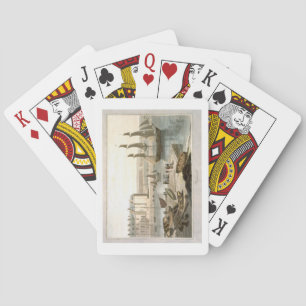 Weymouth Harbour, from 'A Voyage Around Great Brit Playing Cards