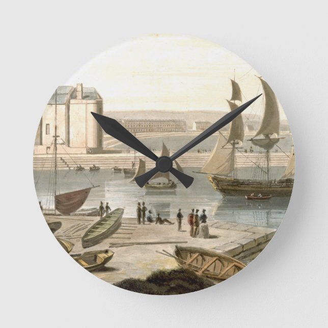 Weymouth Harbour, from 'A Voyage Around Great Brit Round Clock (Front)