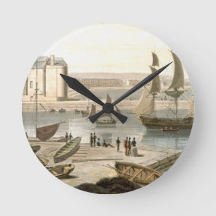 Weymouth Harbour, from 'A Voyage Around Great Brit Round Clock