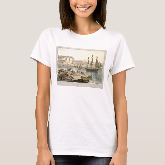 Weymouth Harbour, from 'A Voyage Around Great Brit T-Shirt (Front)