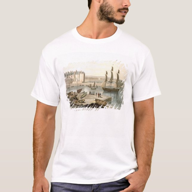 Weymouth Harbour, from 'A Voyage Around Great Brit T-Shirt (Front)