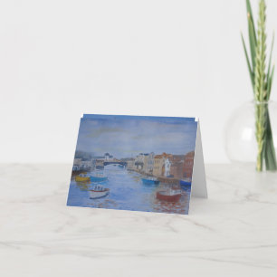 Weymouth Harbour greeting card add name/message