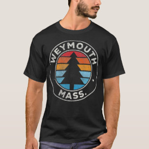 Weymouth Massachusetts MA Vintage Graphic Retro 70 T-Shirt