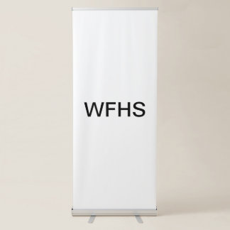 WFHS RETRACTABLE BANNER