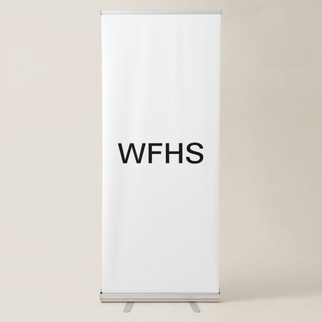 WFHS RETRACTABLE BANNER (Front)