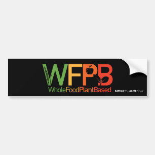 WFPB logo - dark bumper sticker