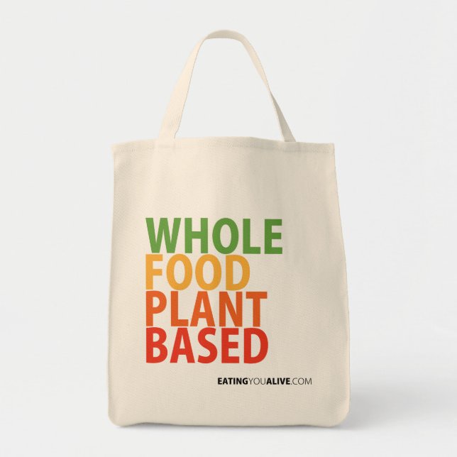 WFPB logo - Grocery Tote Bag (Front)