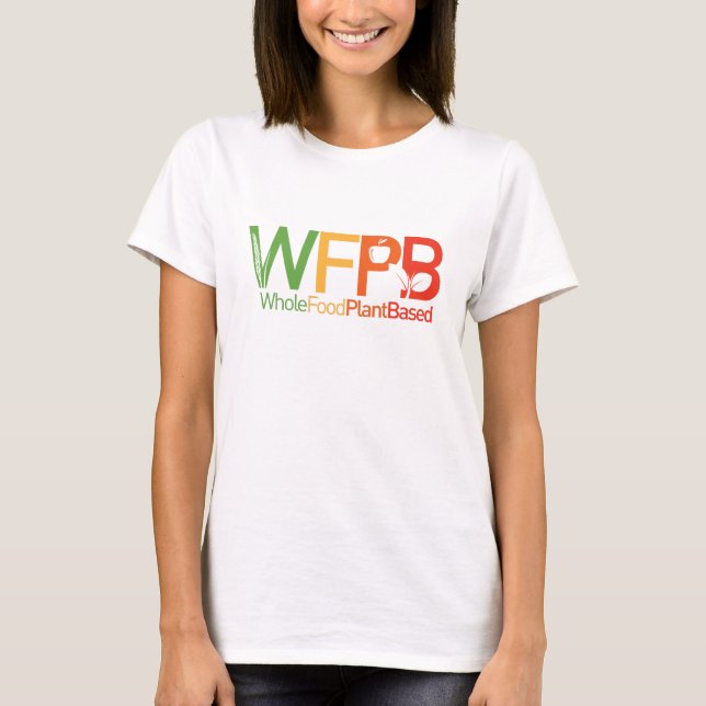 WFPB logo - t shirt white (Front)