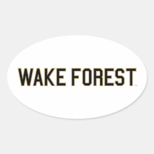 WFU   Wake Forest Oval Sticker