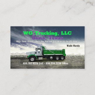 WG Truck Business Card