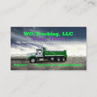 WG Truck Business Card