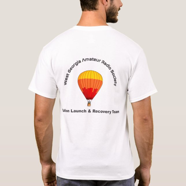 WGARS Balloon Launch & Recovery Team T-Shirt (Back)