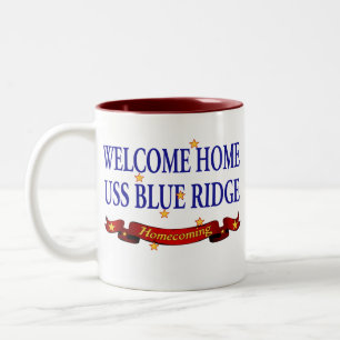WH USS Blue Ridge 2 Two-Tone Coffee Mug