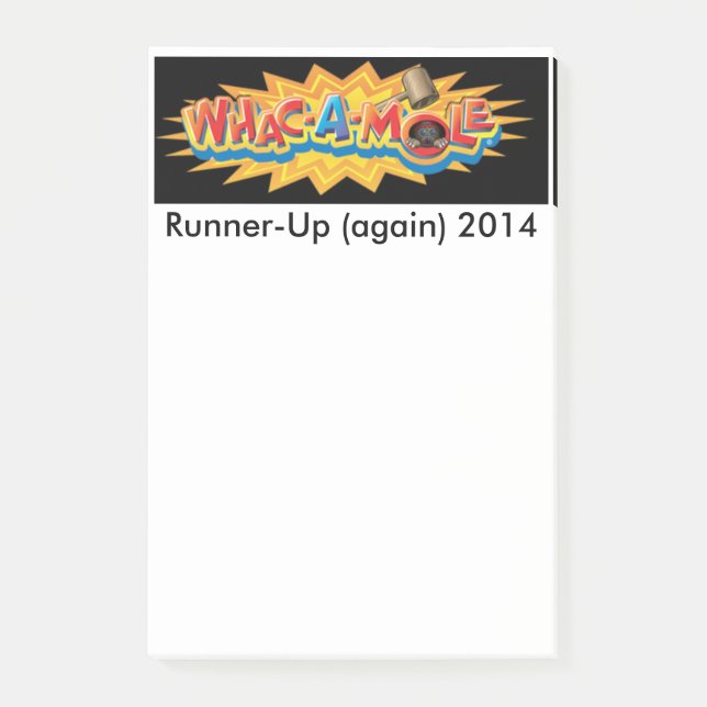 whac a mole post-it notes (Front)