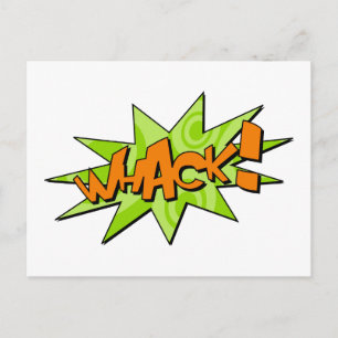 Whack Comic Book Postcard