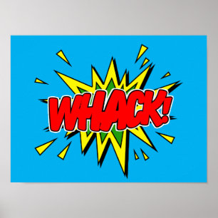 Whack - Comic Sign / Poster