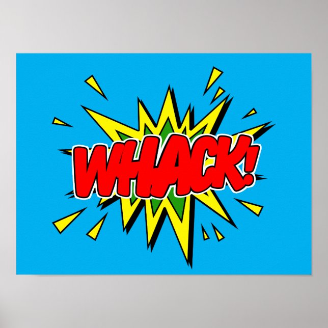 Whack - Comic Sign / Poster (Front)