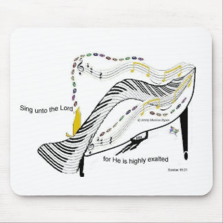 whacky piano party Mimajukrra Mouse Mat