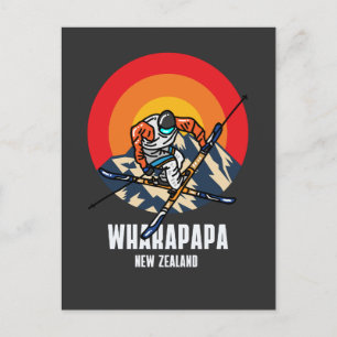 Whakapapa Ski New Zealand Postcard