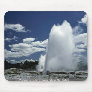 Whakarewarewa, Pohutu geyser, Rotorua, New Zealand Mouse Mat