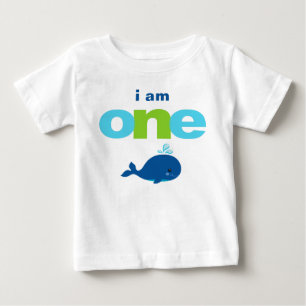 Whale 1st Birthday T-shirt Toddler Baby Kid