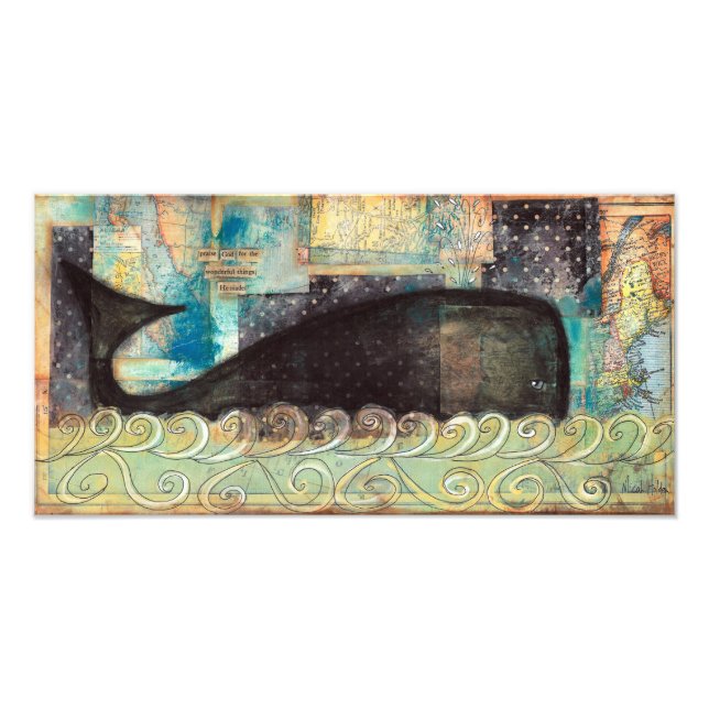 Whale 20 x 10 Print (Front)