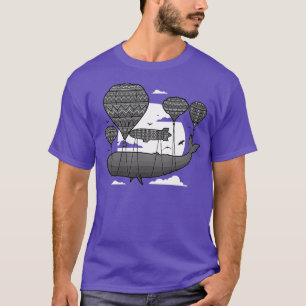 Whale Air Balloon T-Shirt