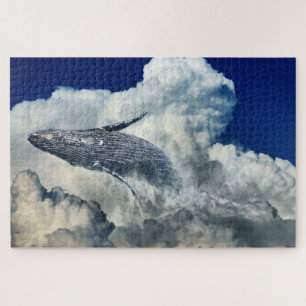 Whale and Clouds Jigsaw Puzzle