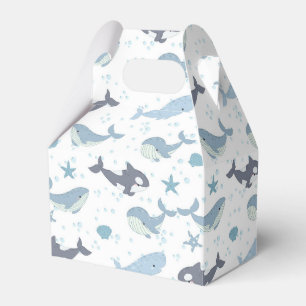 Whale and Killer whale Favour Box