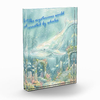 Whale Atlantis Underwater Fantasy Photo Block