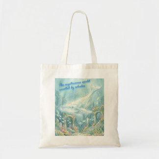 Whale Atlantis Underwater Fantasy Tote Bag