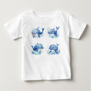 Whale  baby T-Shirt