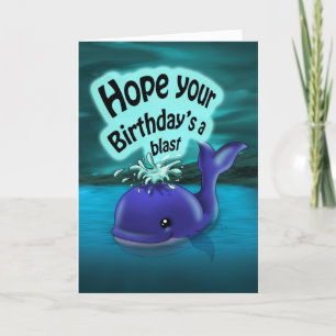 Whale Birthday Card