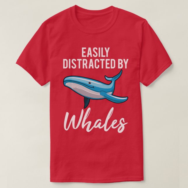 Whale Blue Whale Sea Animals Funny Quote Gift 1 T-Shirt (Design Front)