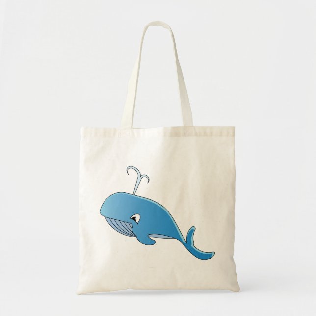 Whale - Budget Tote Bag (Front)