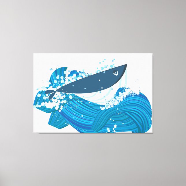 Whale Canvas Print (Front)