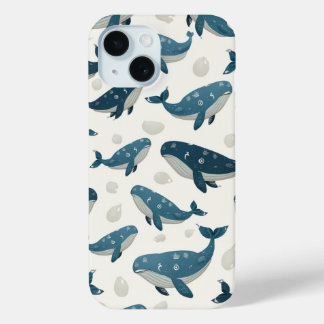 Whale iPhone 15 Case